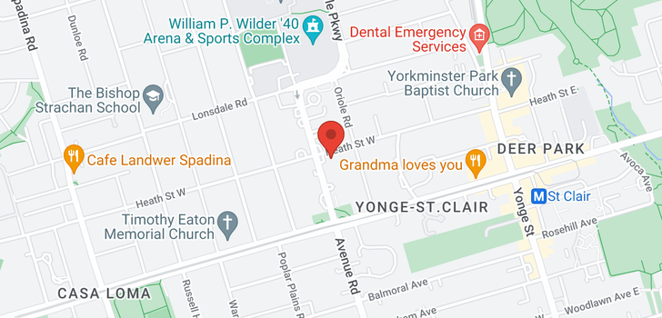 map of #304 -575 AVENUE RD